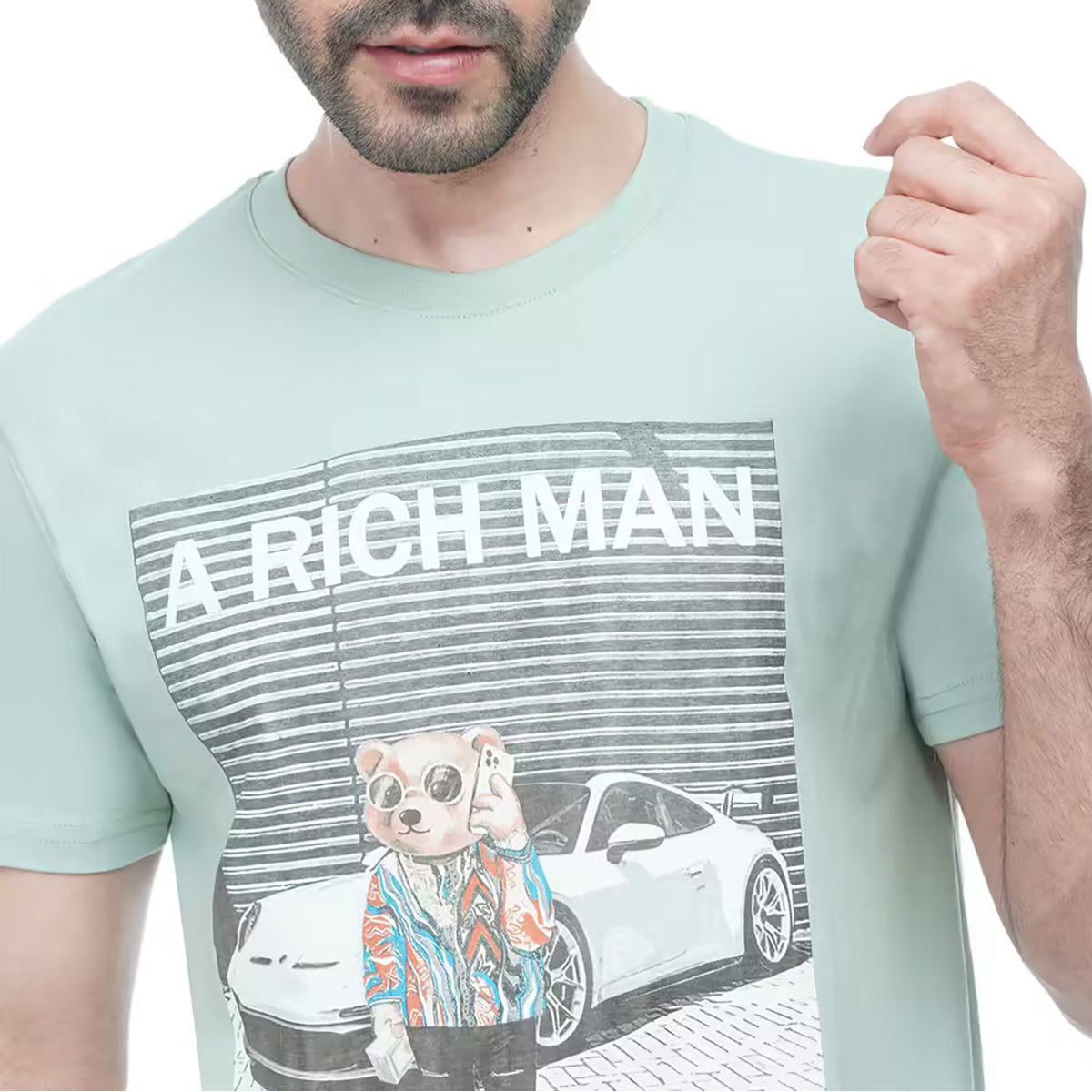 Coup – A RICH MAN Print T-shirt