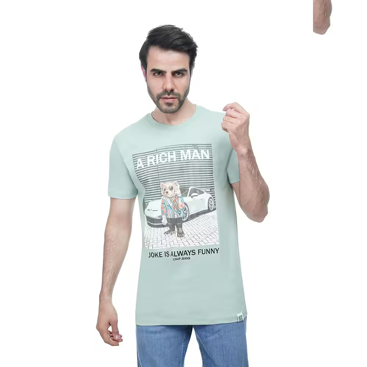Coup – A RICH MAN Print T-shirt