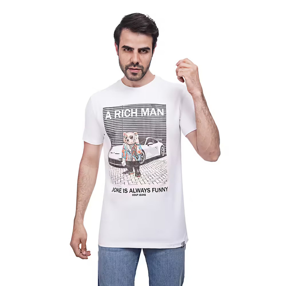Coup – A RICH MAN Print T-shirt