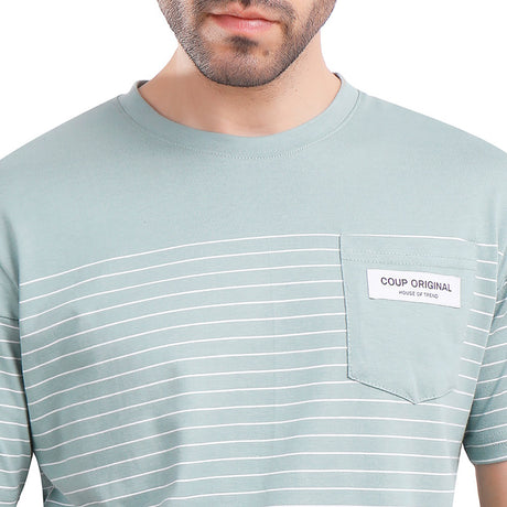 Coup – Striped T-Shirt With Short Sleeves