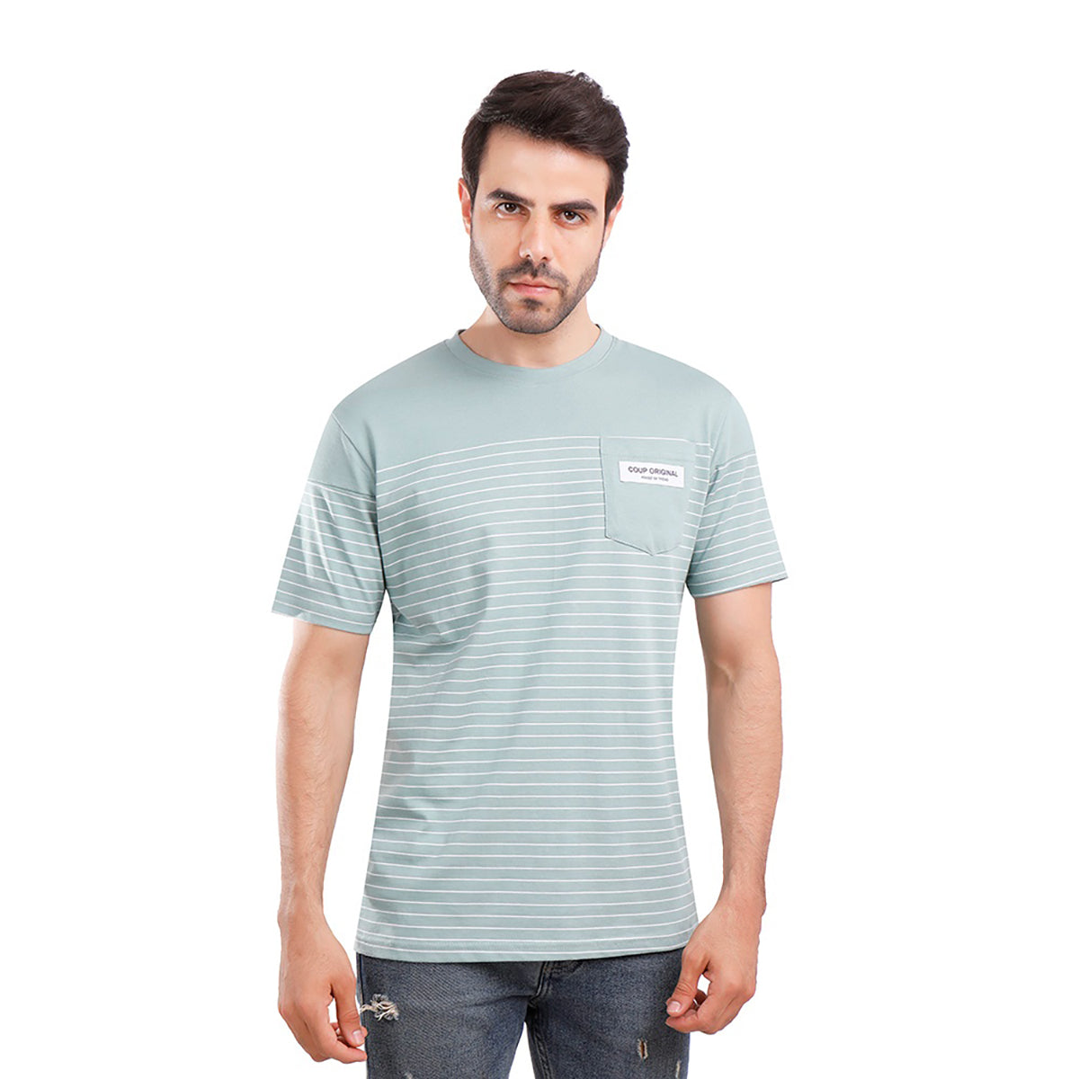 Coup – Striped T-Shirt With Short Sleeves