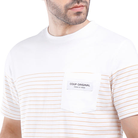Coup – Striped T-Shirt With Short Sleeves