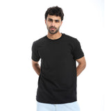 Coup -Plain T-Shirt With Round Neck And Short Sleeves