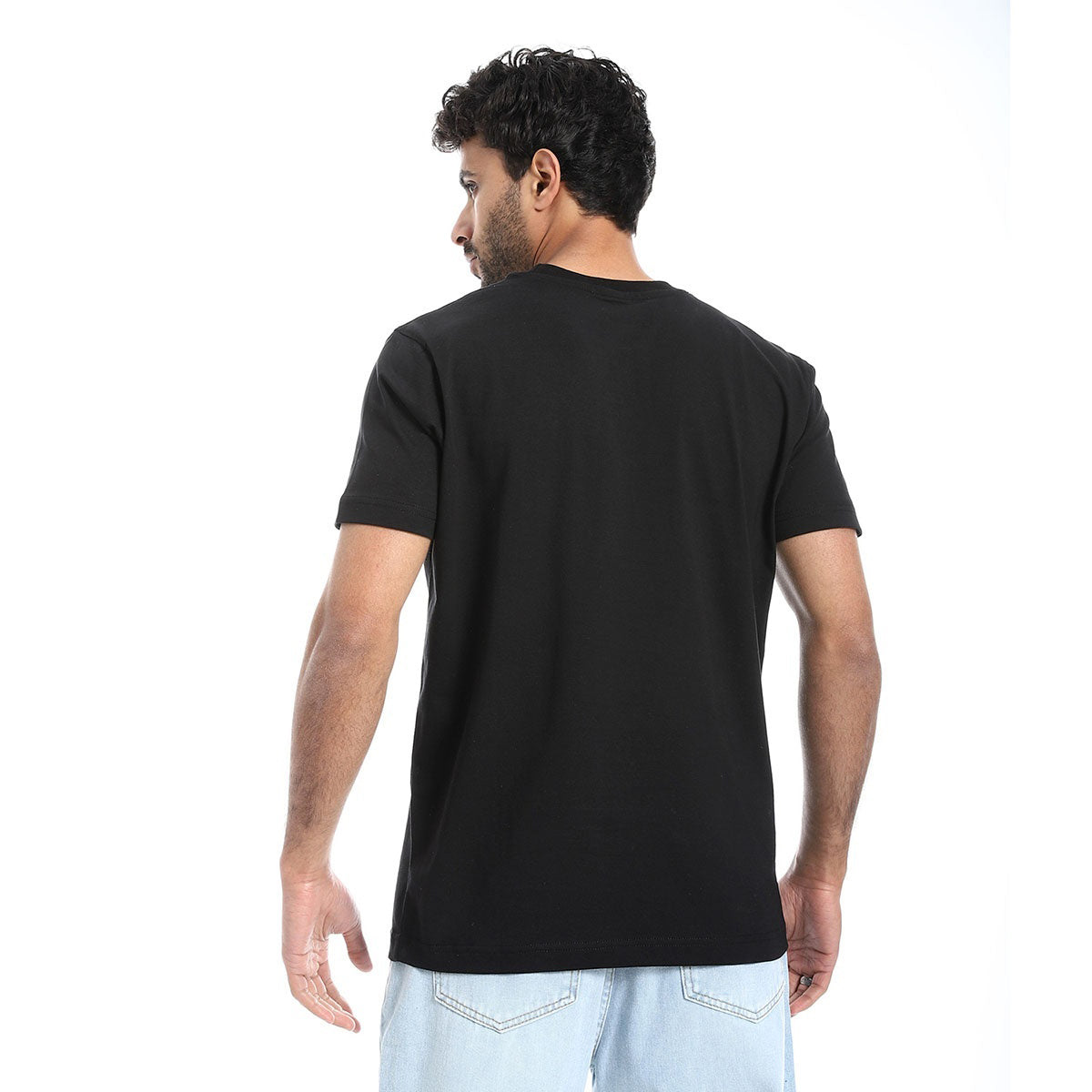 Coup -Plain T-Shirt With Round Neck And Short Sleeves