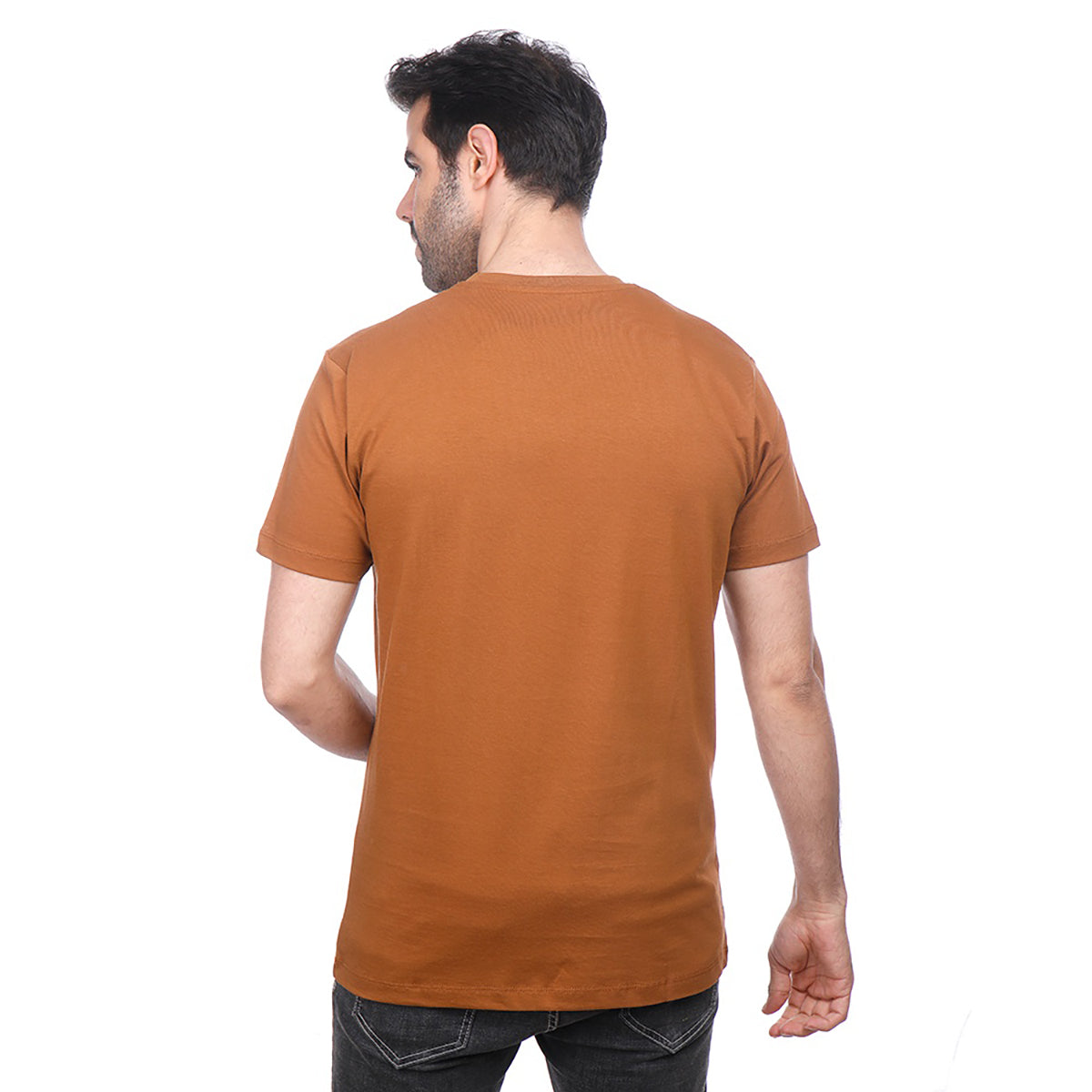 Coup – Plain T-Shirt With Round Neck And Short Sleeves