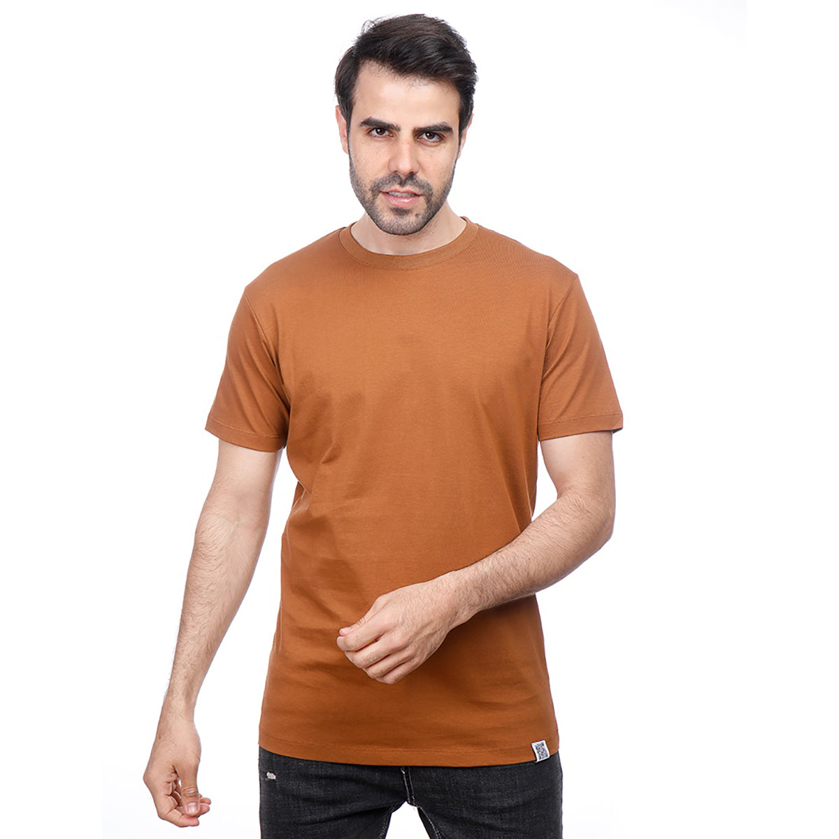 Coup – Plain T-Shirt With Round Neck And Short Sleeves