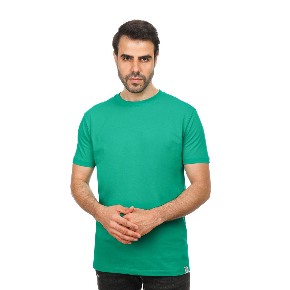 Coup – Plain T-Shirt With Round Neck And Short Sleeves