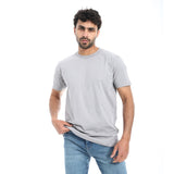 Coup -Plain T-Shirt With Round Neck And Short Sleeves