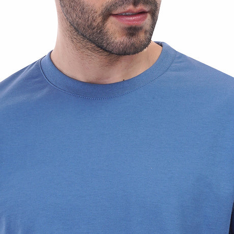 Coup – Plain T-Shirt With Round Neck And Short Sleeves