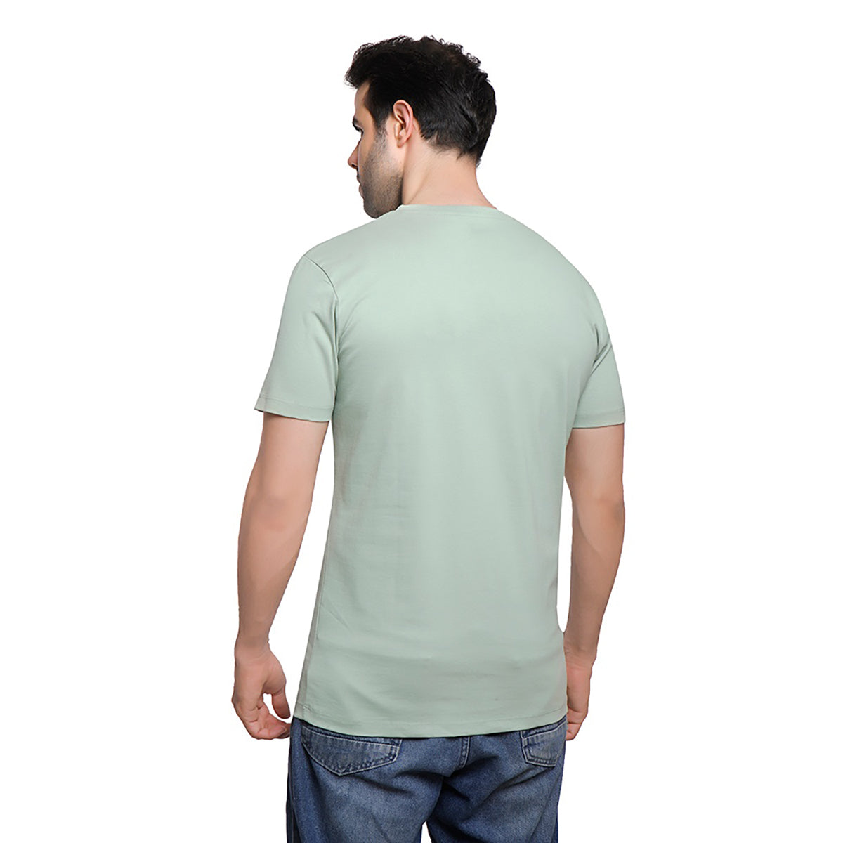 Coup – Plain T-Shirt With Round Neck And Short Sleeves