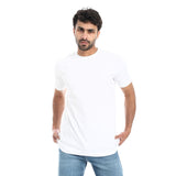 Coup -Plain T-Shirt With Round Neck And Short Sleeves