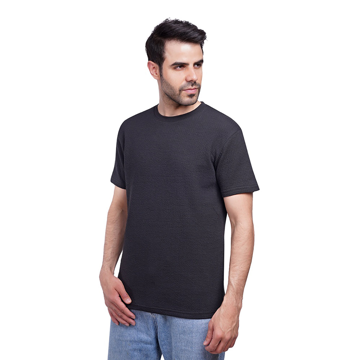 Coup  – Relaxed Fit Basic Short Sleeve Cotton T-Shirt