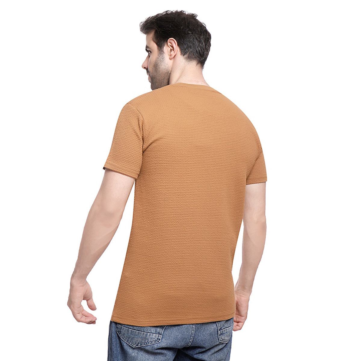 Coup  – Relaxed Fit Basic Short Sleeve Cotton T-Shirt