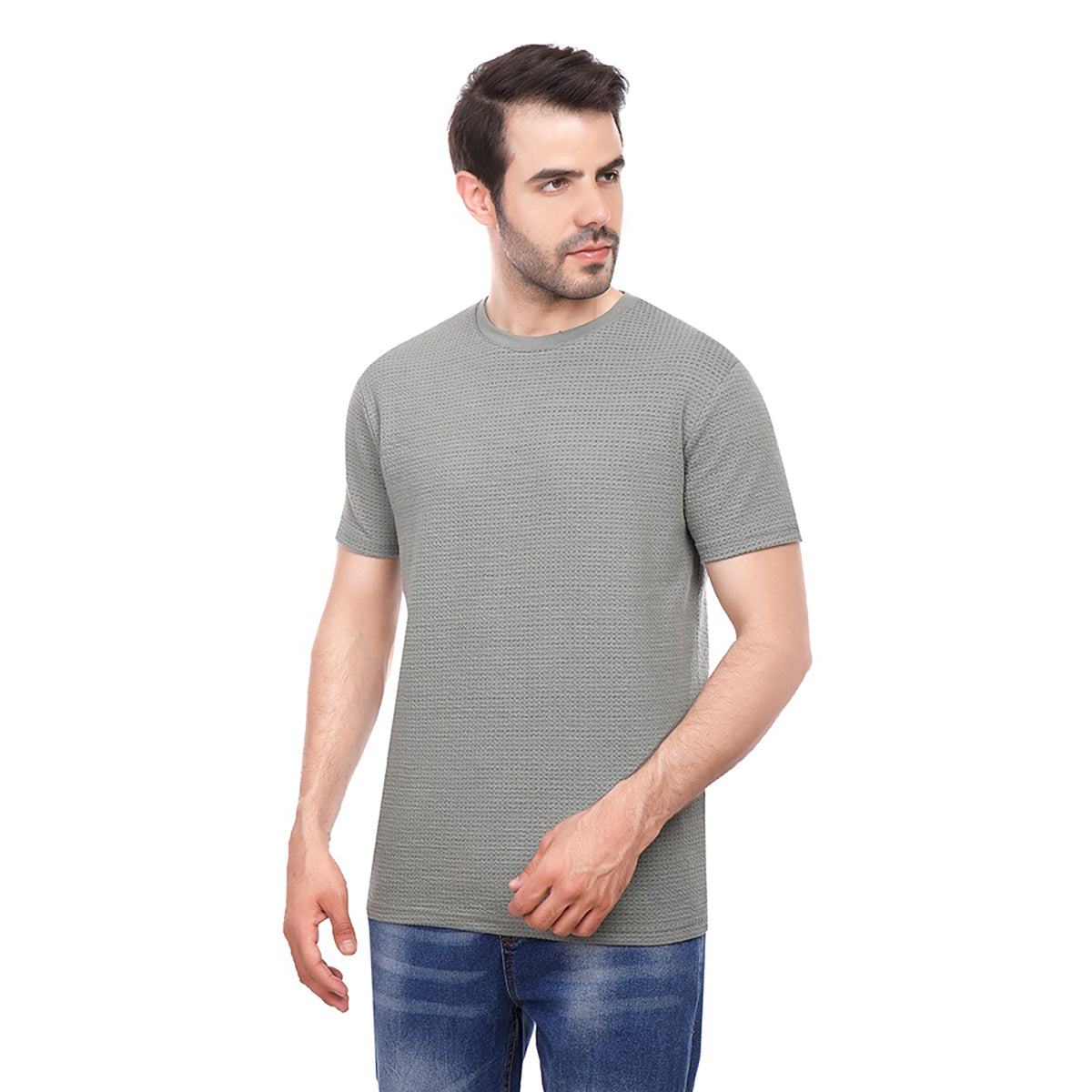 Coup  – Relaxed Fit Basic Short Sleeve Cotton T-Shirt