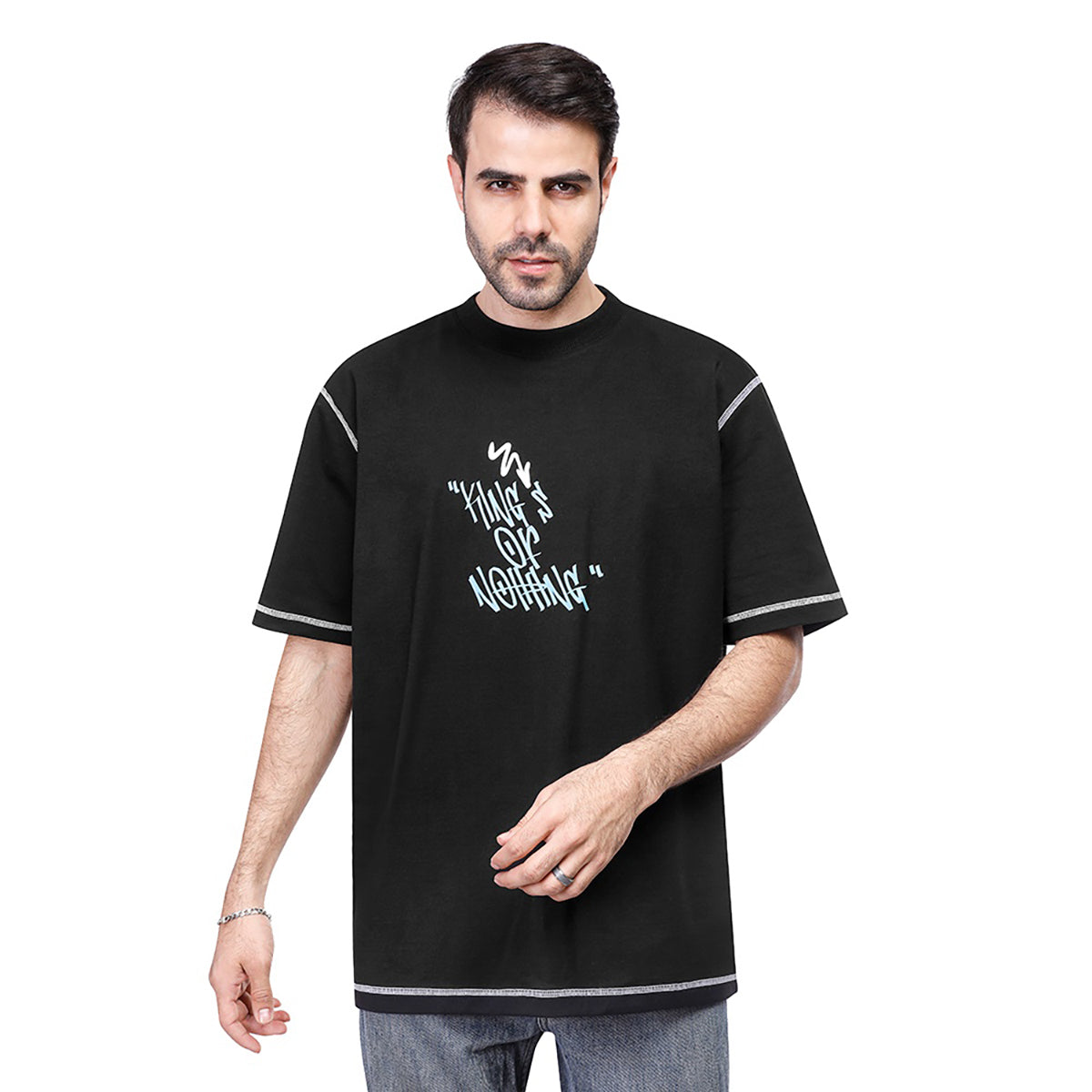 Coup  – Relaxed Fit Printed Cotton T-Shirt