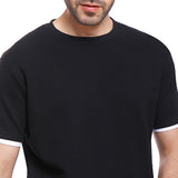 Coup – Texture Solid T-Shirt For Men