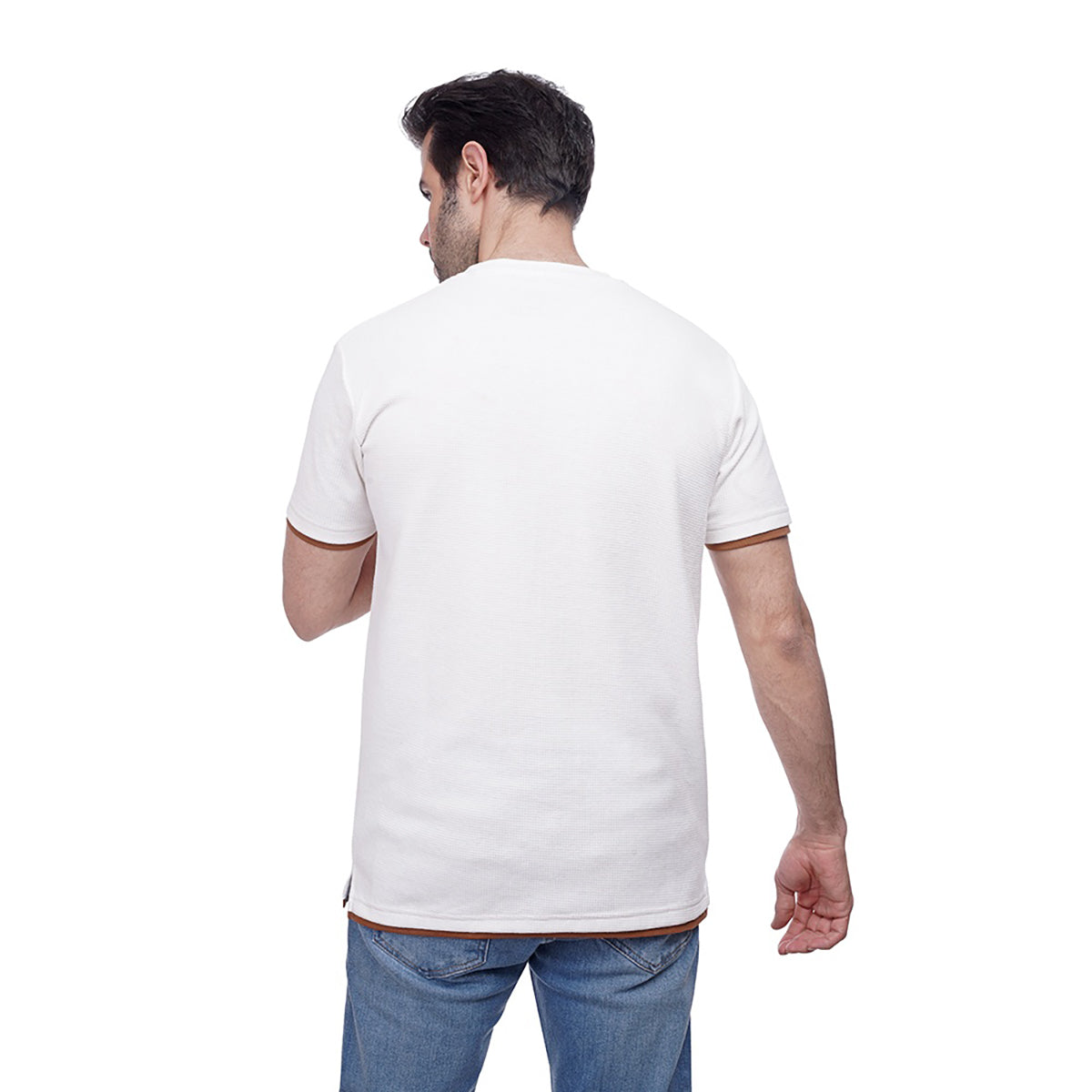 Coup – Texture Solid T-Shirt For Men