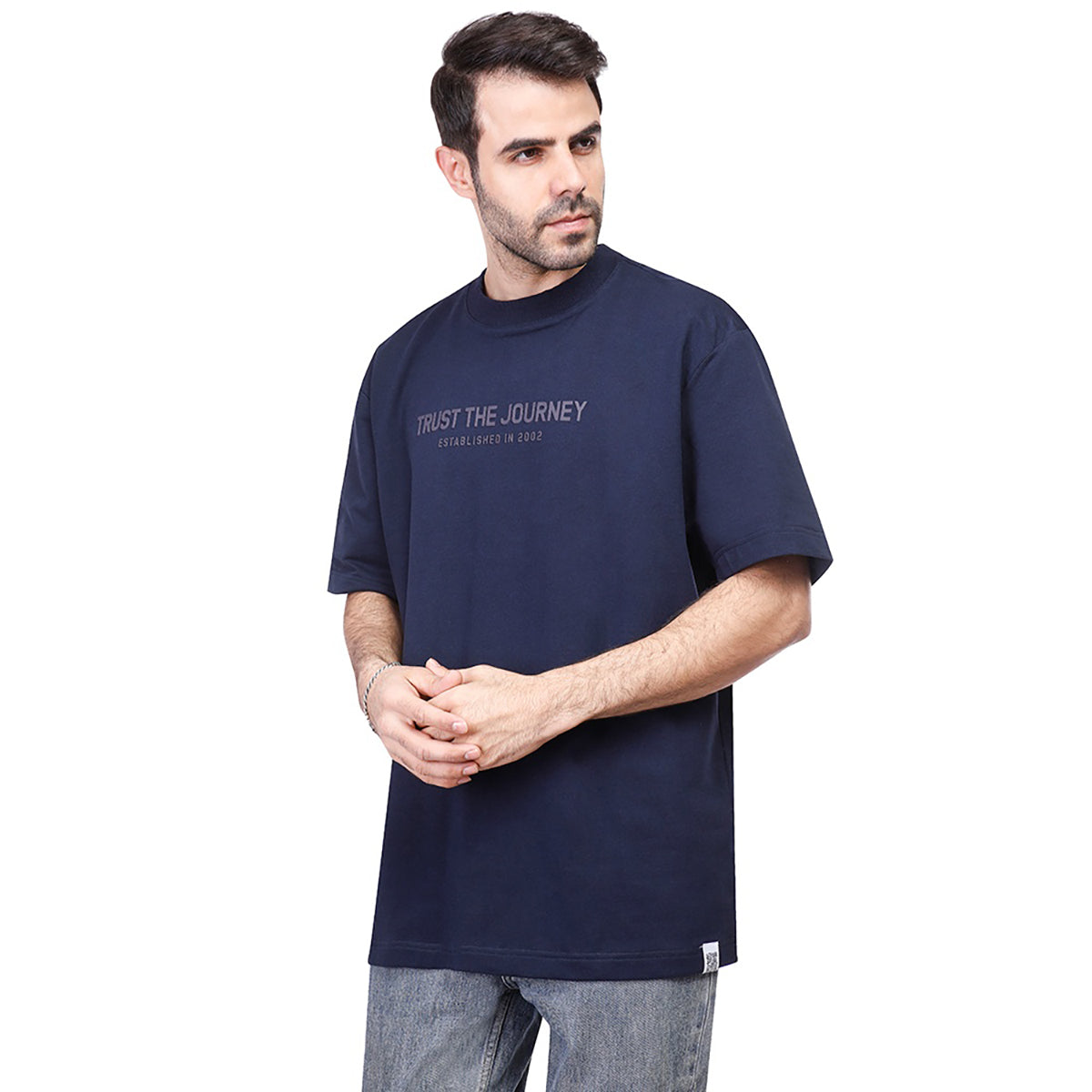 Coup – Text T-Shirt With Round Neck And Short Sleeves