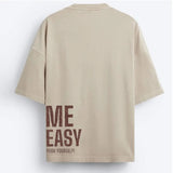 Coup  – Oversized cotton T-shirt with short sleeves