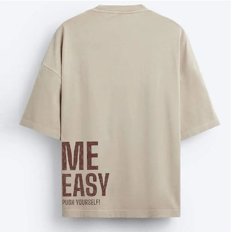 Coup  – Oversized cotton T-shirt with short sleeves