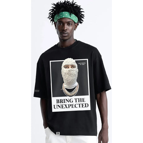 Coup  – Printed Relaxed Cut Crew Neck T-Shirt