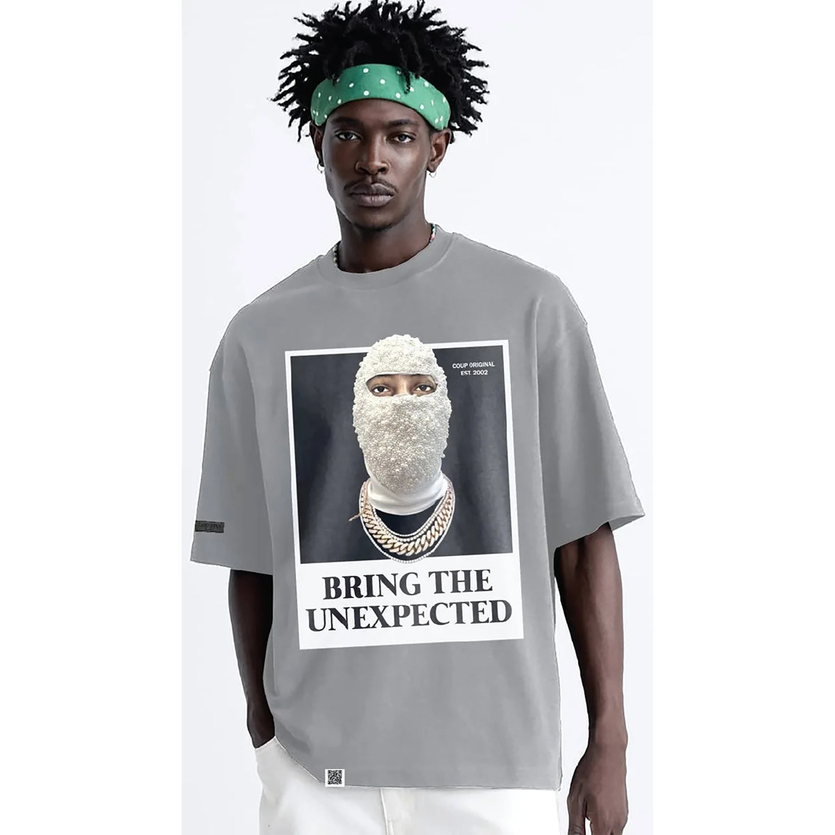 Coup  – Printed Relaxed Cut Crew Neck T-Shirt