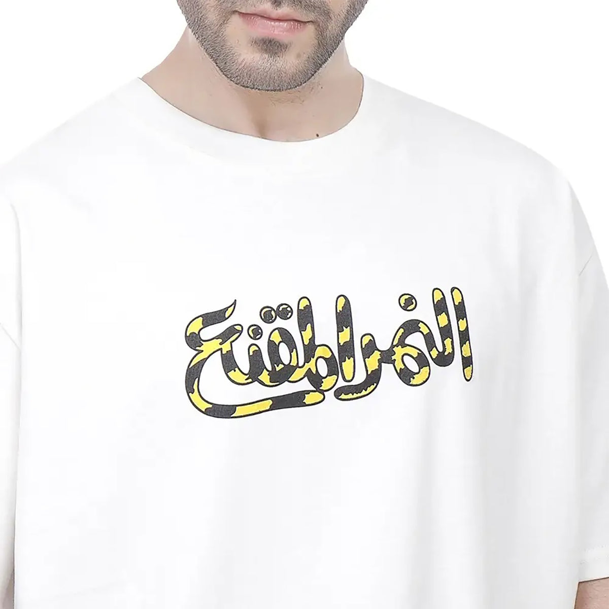 Coup – Tiger Mask Printed T-Shirt with Short Sleeves
