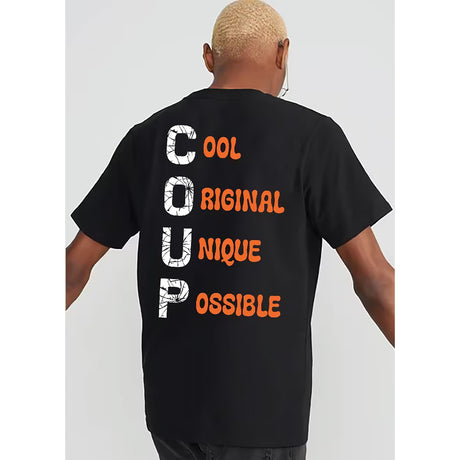 Coup – Printed T-Shirt with Short Sleeves