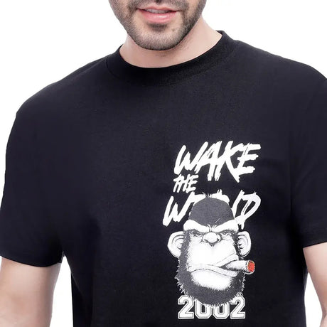 Coup  – Coup Print Crew Neck T-Shirt Short Sleeve
