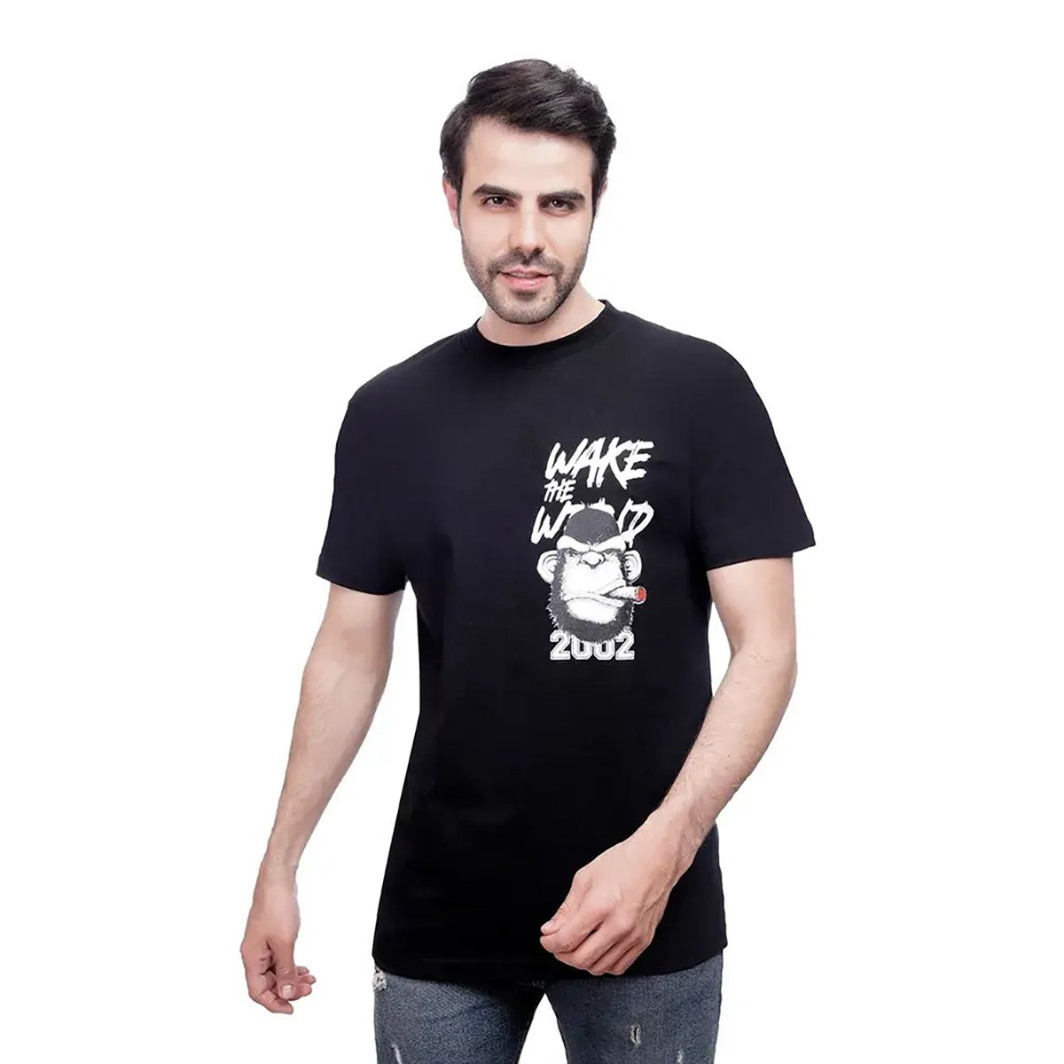 Coup  – Coup Print Crew Neck T-Shirt Short Sleeve