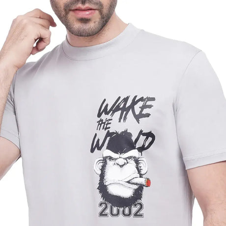 Coup  – Coup Print Crew Neck T-Shirt Short Sleeve