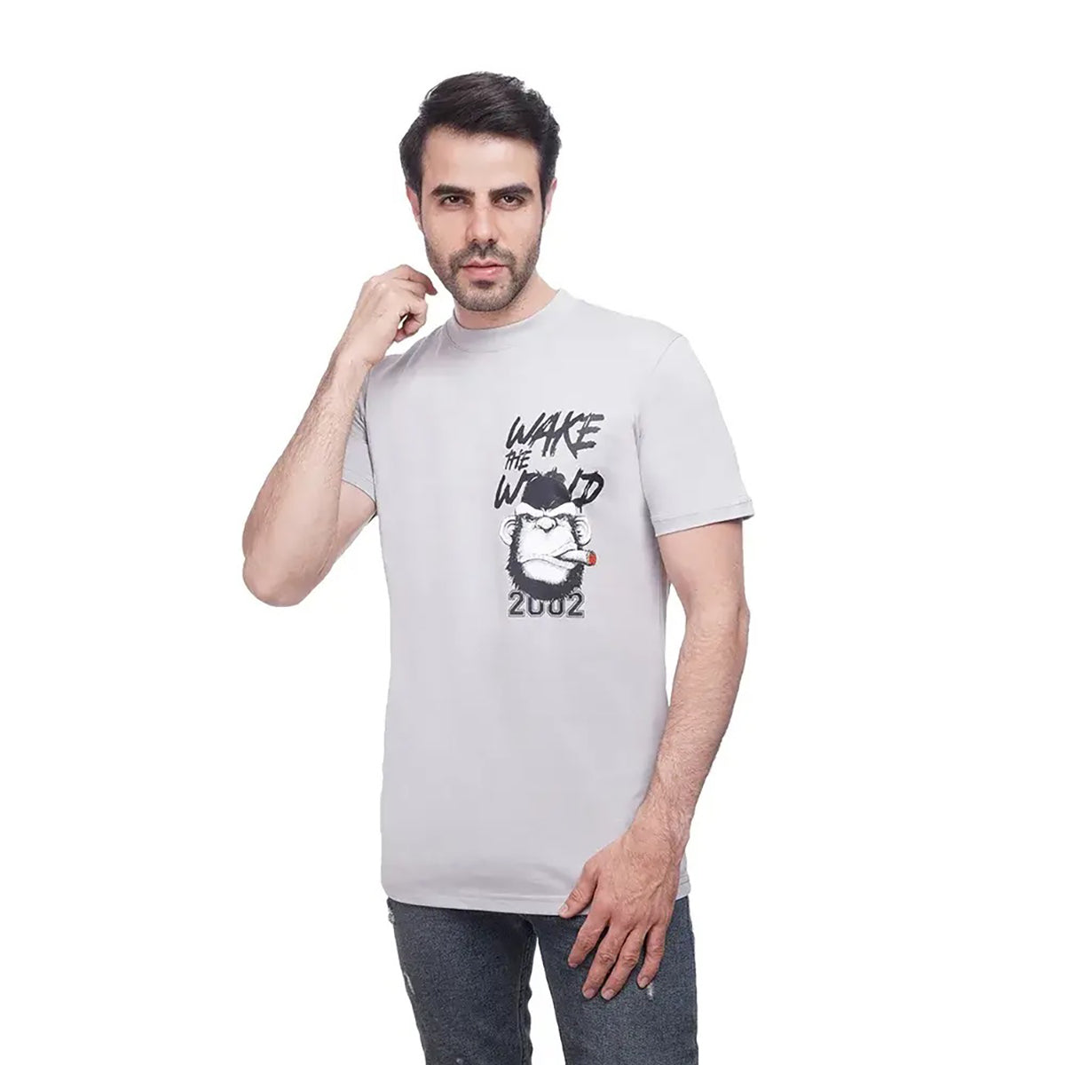 Coup  – Coup Print Crew Neck T-Shirt Short Sleeve