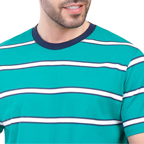 Coup – Striped T-Shirt With Short Sleeves