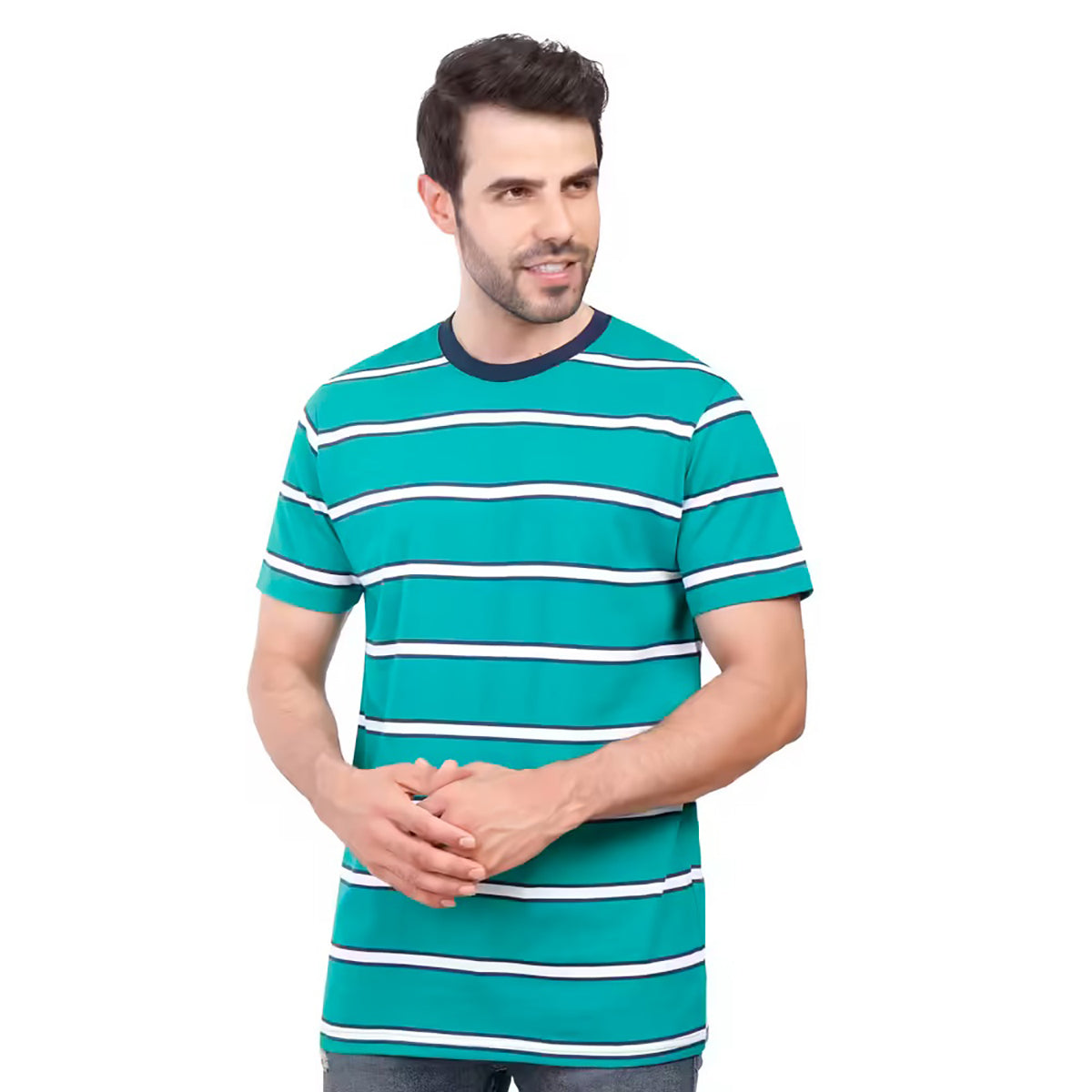 Coup – Striped T-Shirt With Short Sleeves