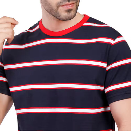 Coup – Striped T-Shirt With Short Sleeves