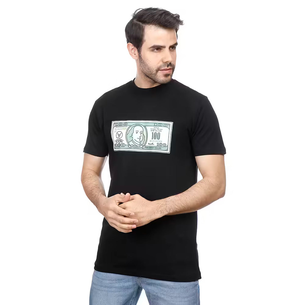 Coup – Dollar Print T-Shirt For Men