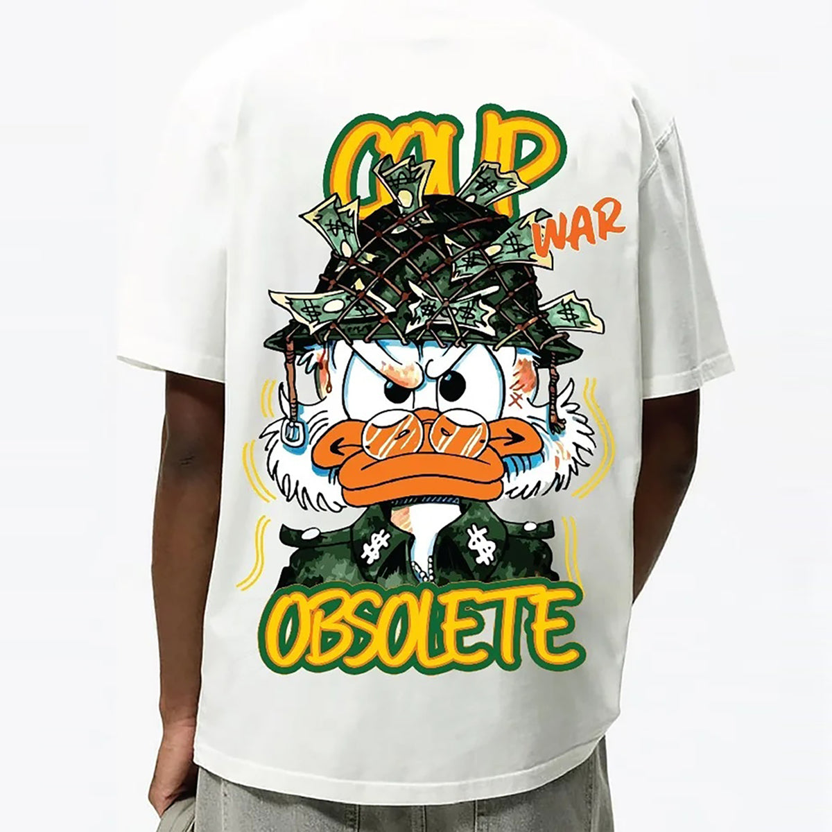 Coup  – Oversize Printed Cotton T-Shirt