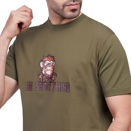 Coup – Graphic Print Round Neck T-shirt