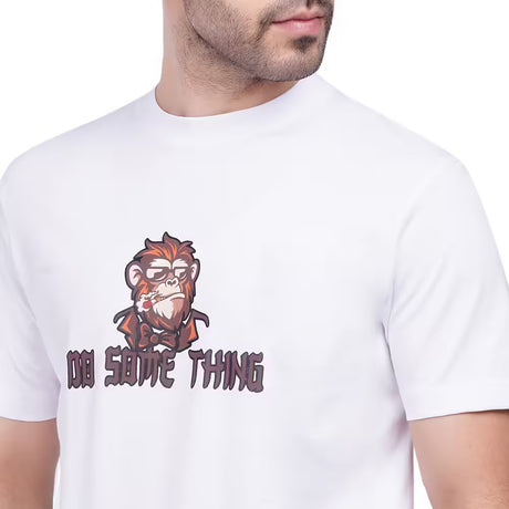 Coup – Graphic Print Round Neck T-shirt