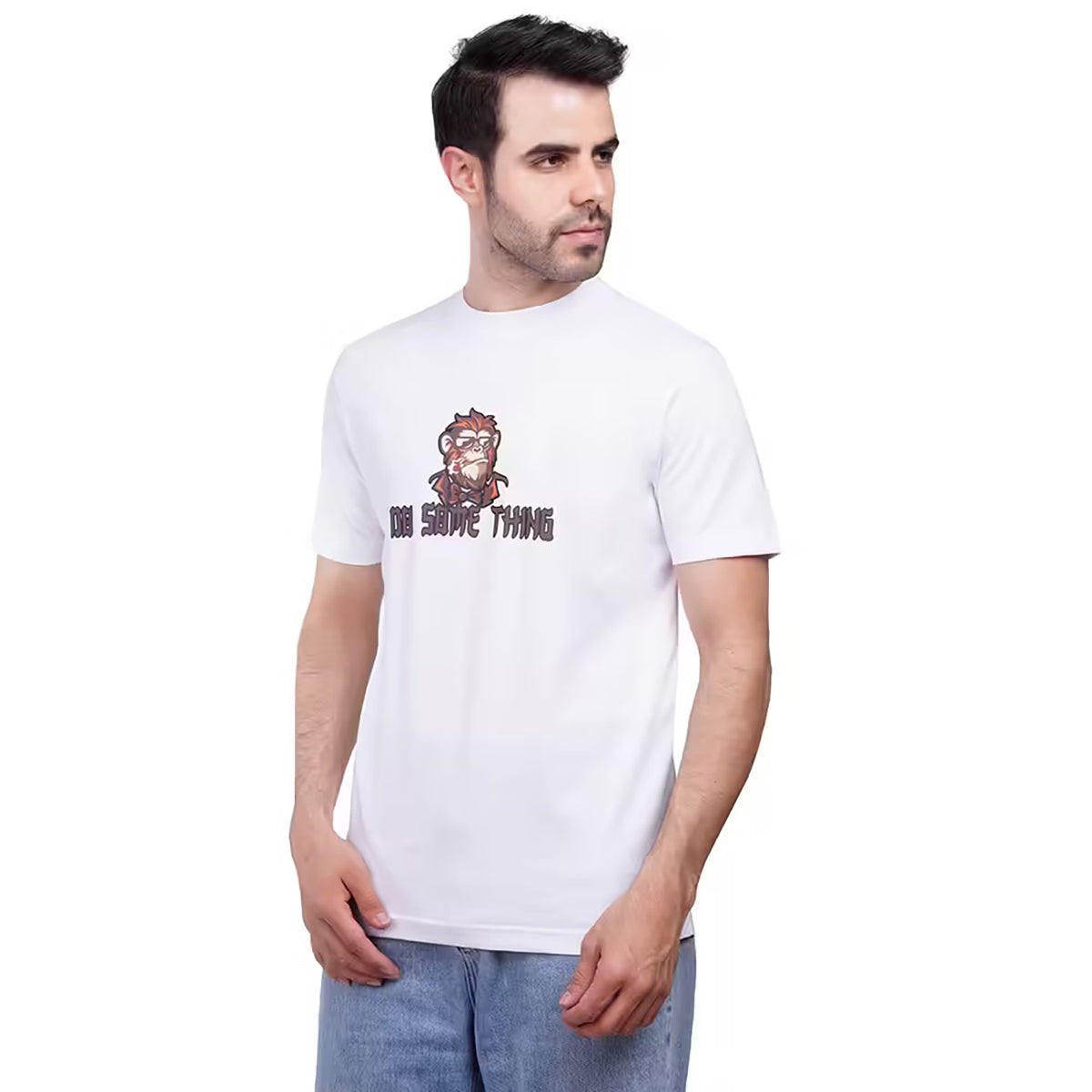 Coup – Graphic Print Round Neck T-shirt