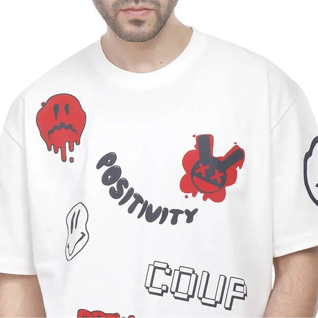 Coup – Printed T-Shirt with Short Sleeves