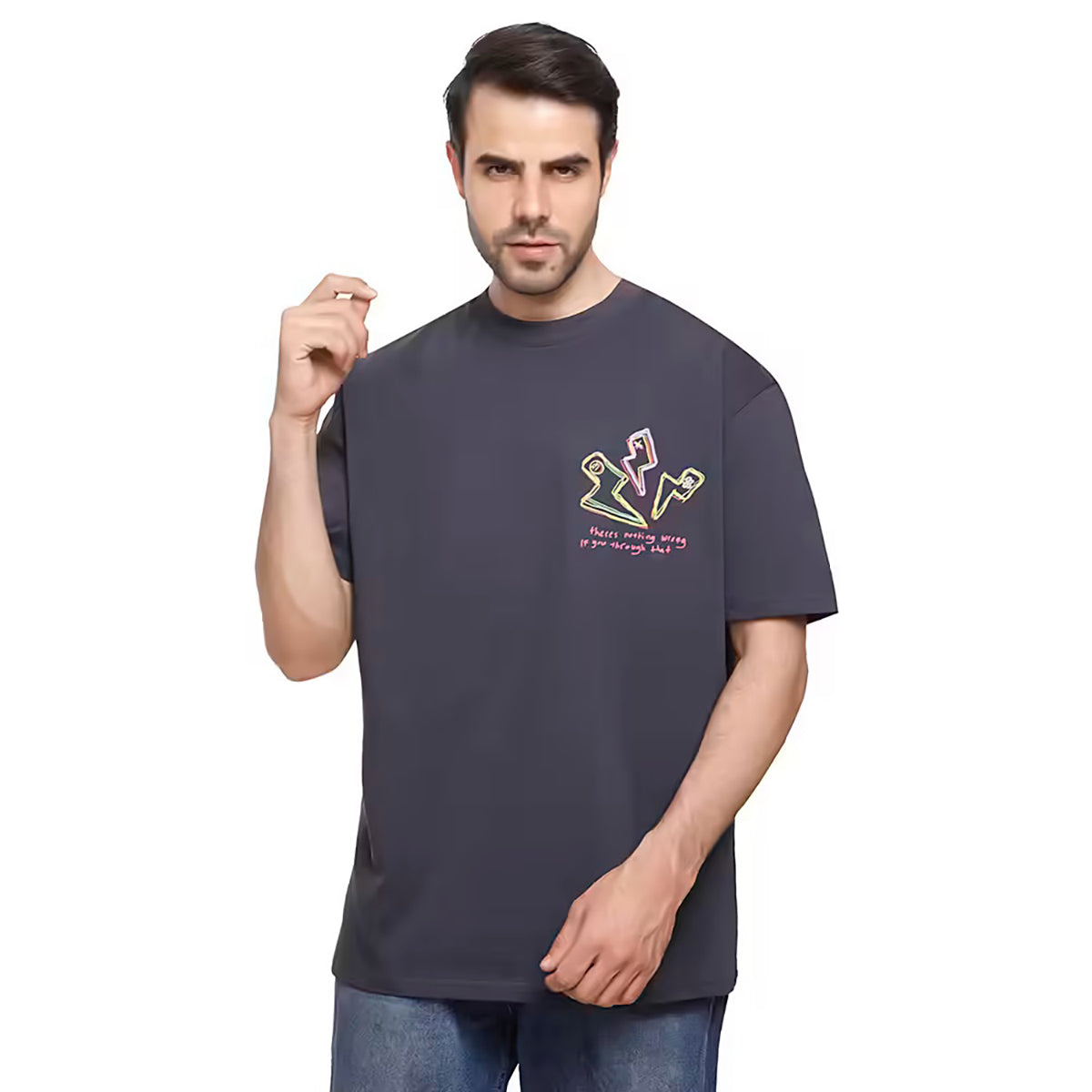 Coup – Printed T-Shirt with Short Sleeves