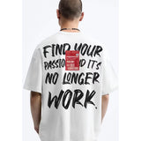 Coup – Text Print T-Shirt with Short Sleeves