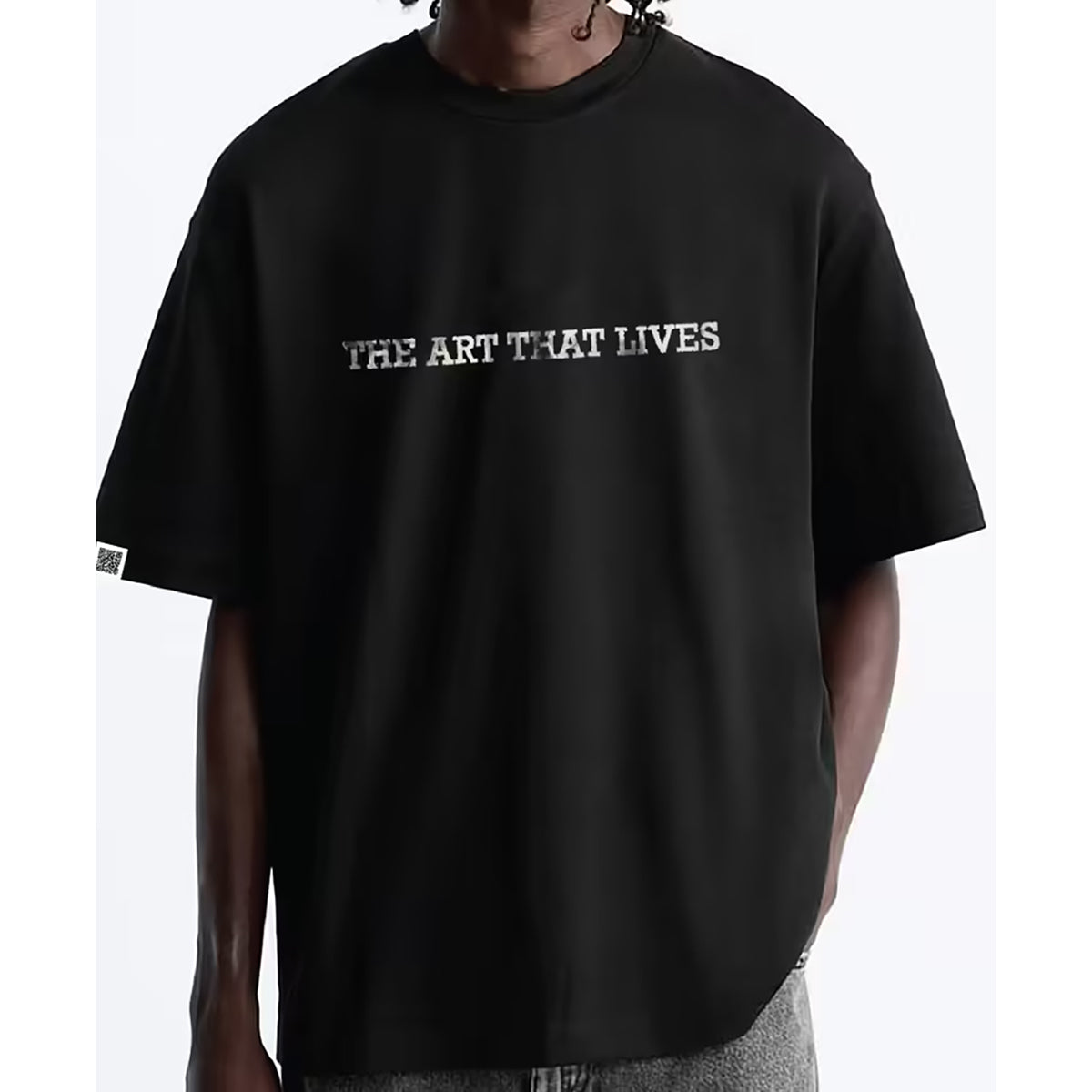 Coup – Text Print T-Shirt with Short Sleeves