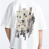 Coup – Text Print T-Shirt with Short Sleeves