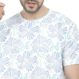 Coup – Flower T-Shirt With Short Sleeves