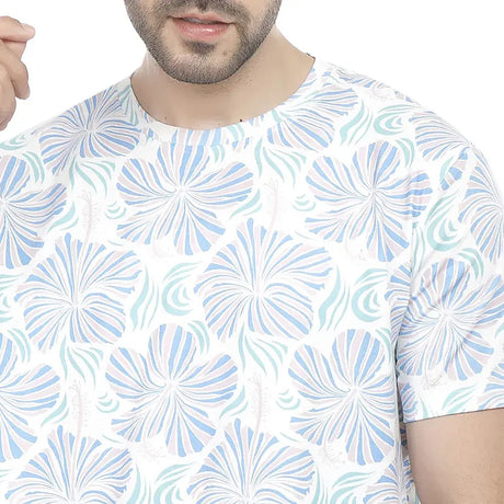 Coup – Flower T-Shirt With Short Sleeves