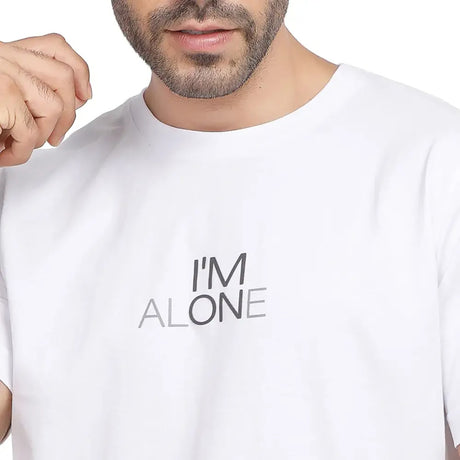 Coup  – Text Print T-Shirt with Short Sleeves