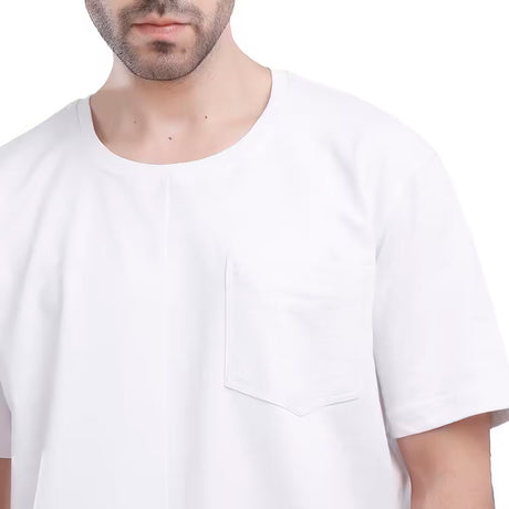 Coup – Texture Solid T-Shirt For Men with Pocket