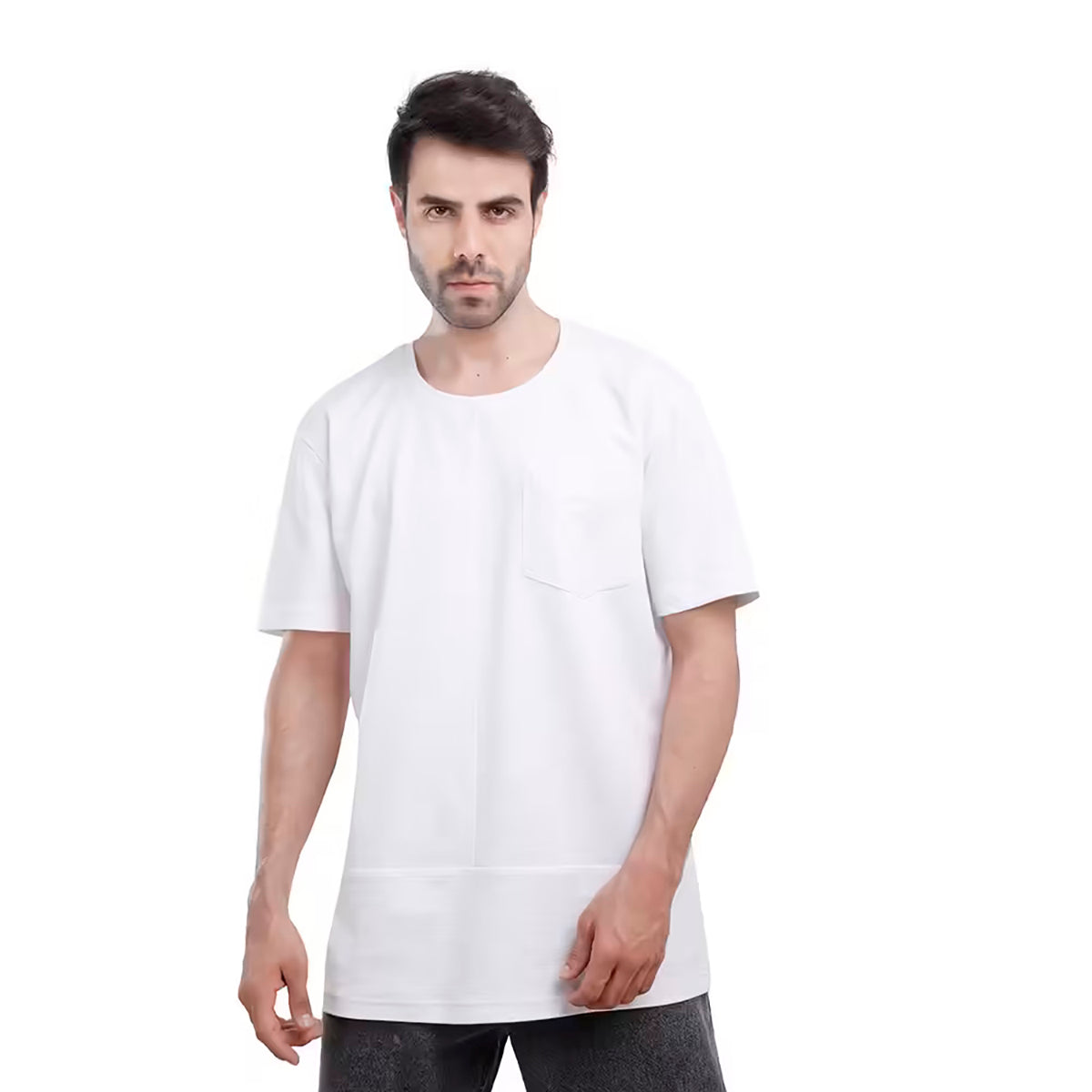 Coup – Texture Solid T-Shirt For Men with Pocket